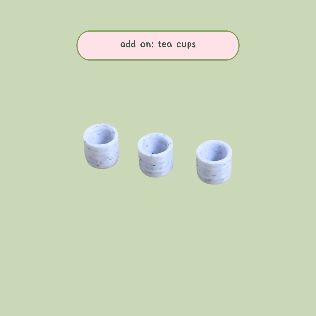 add on: tea cups (3)
