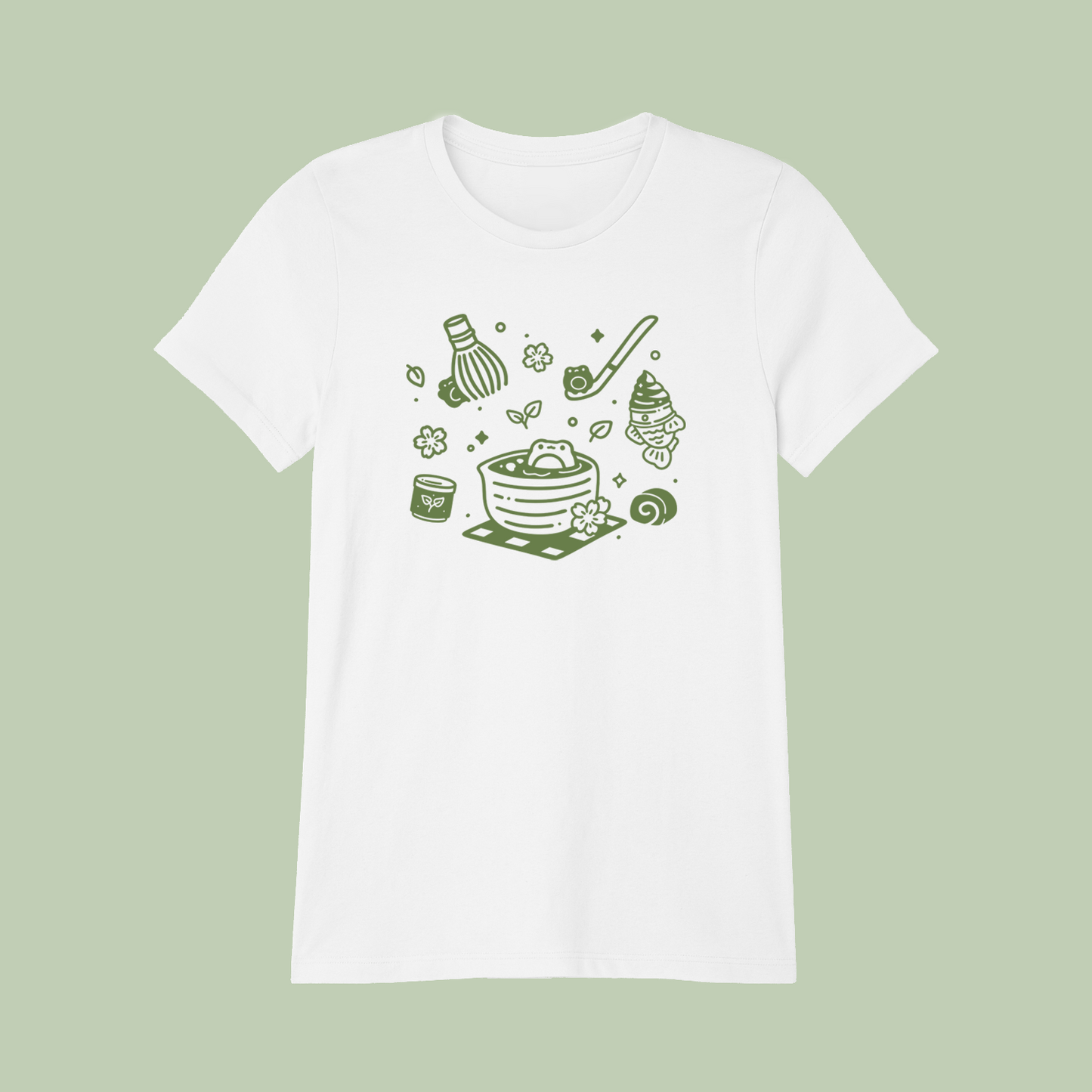 hani frog graphic tee