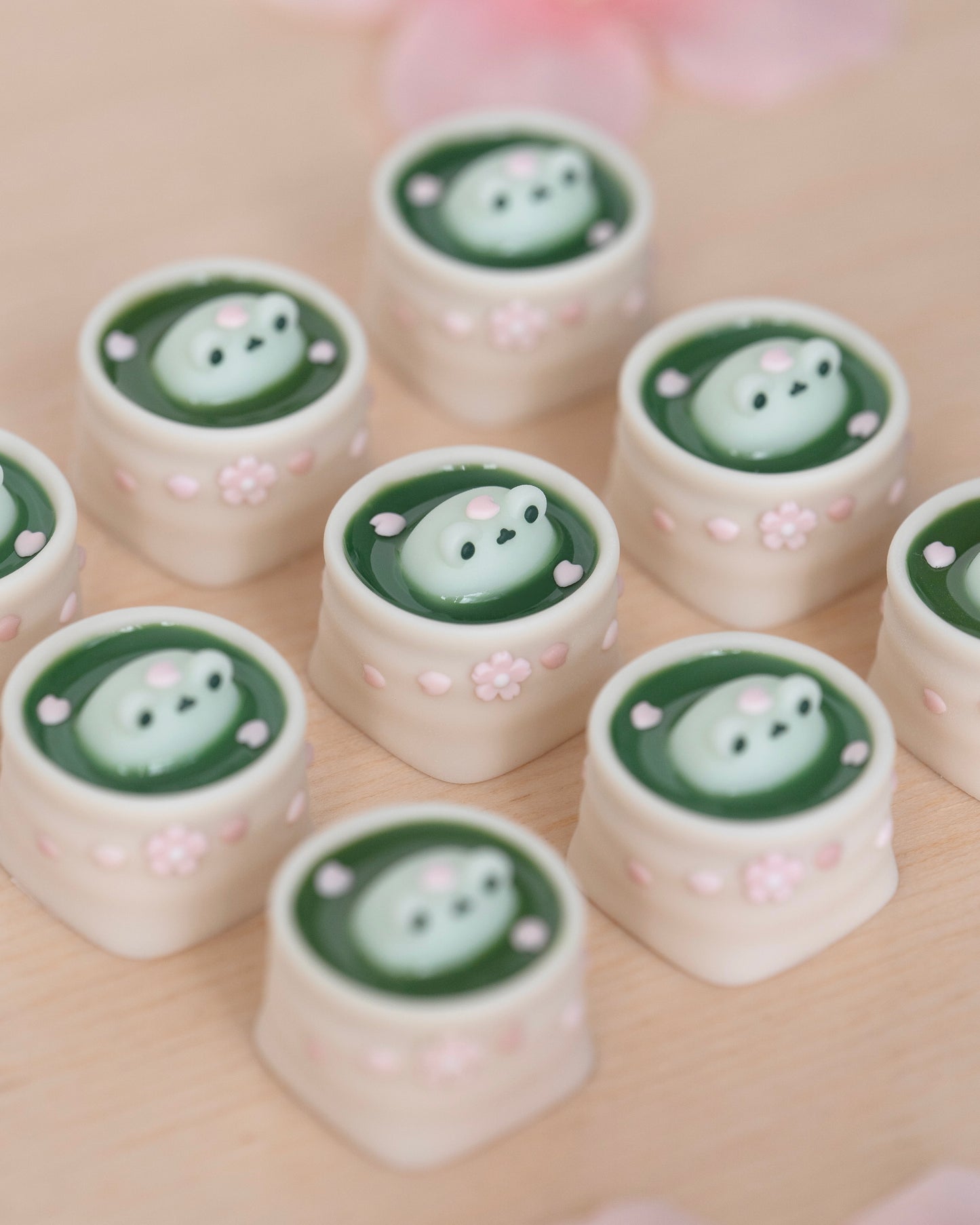 matcha latte hani (cream)