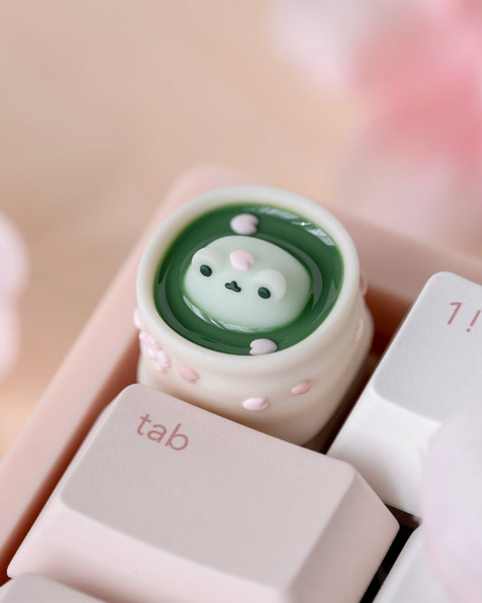 matcha latte hani (cream)