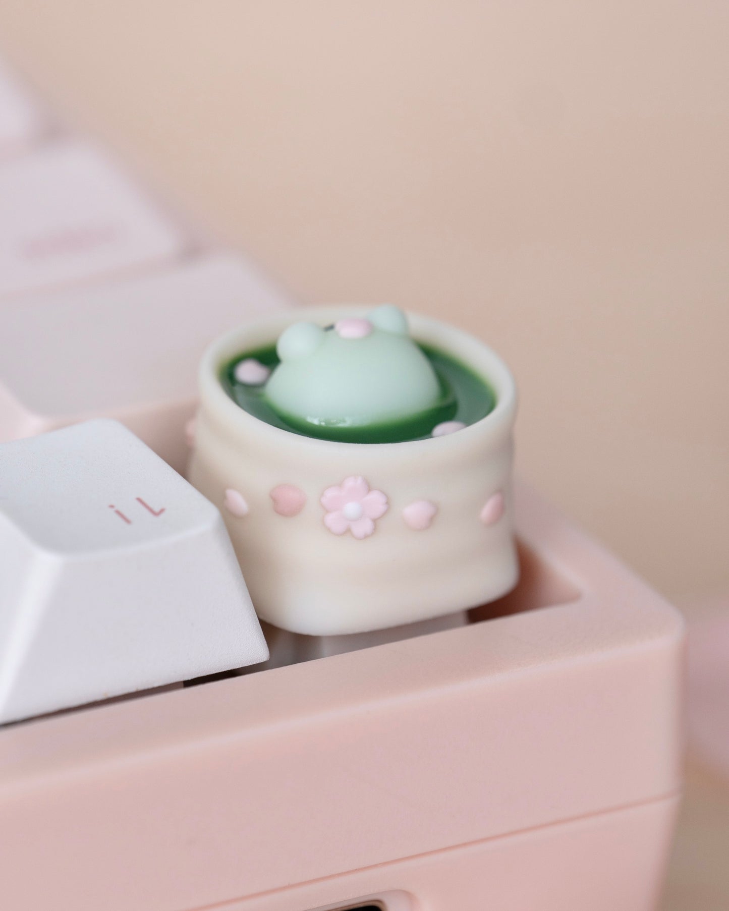 matcha latte hani (cream)