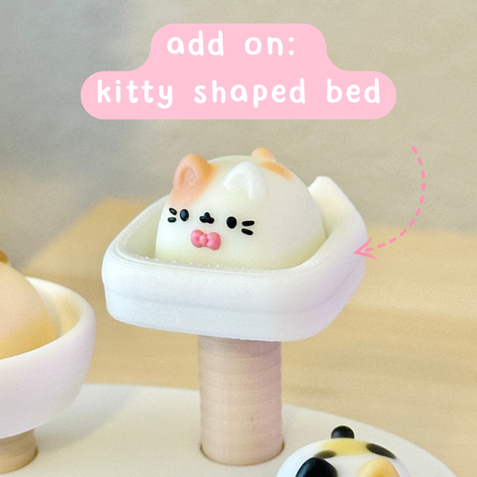 add on: kitty condo kitty shaped bed