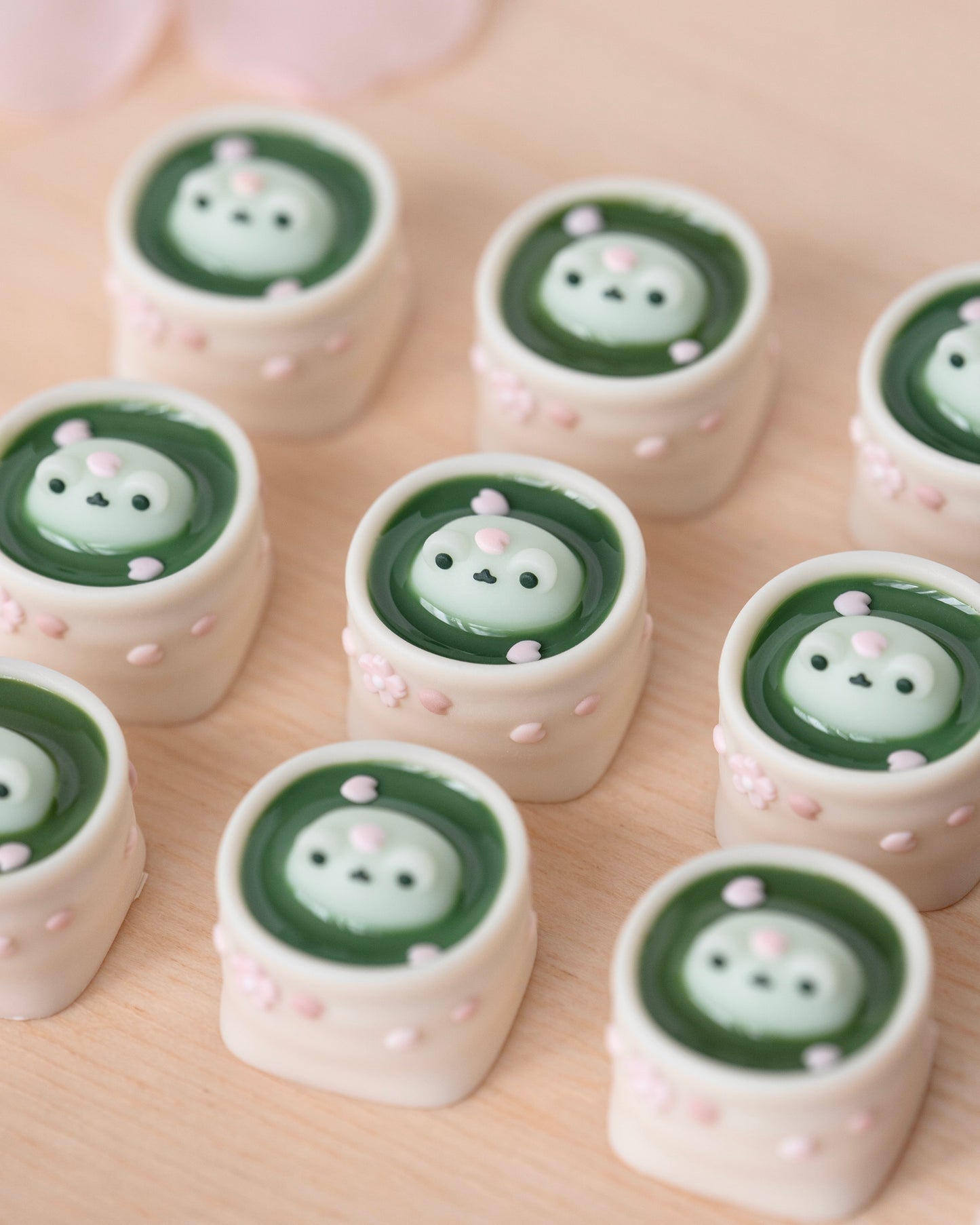 matcha latte hani (cream)