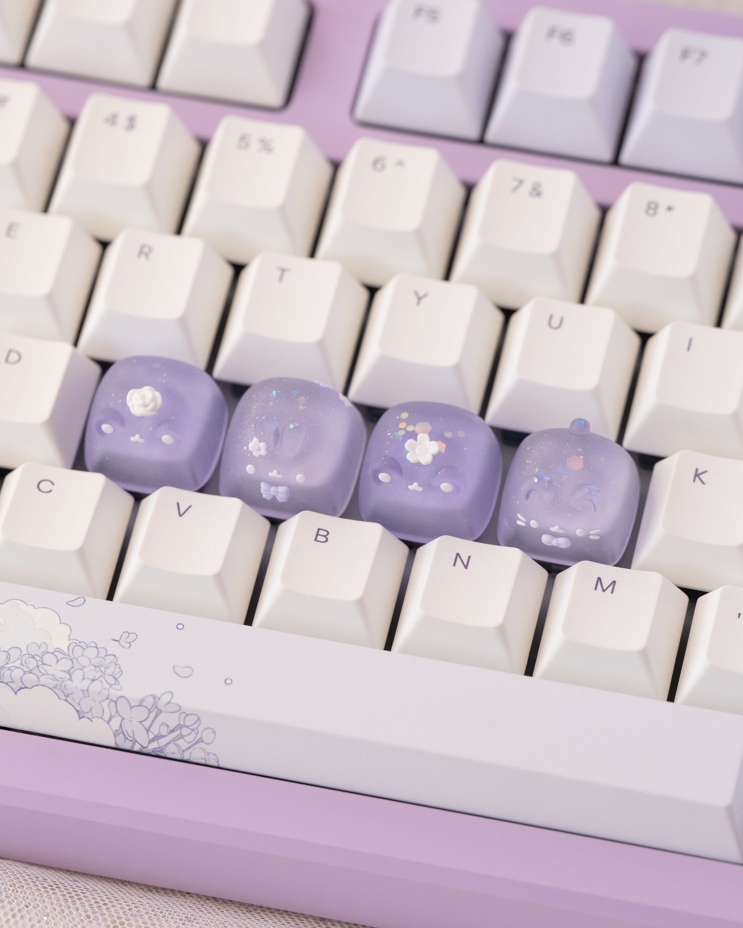 violet stardust hani (sakura flower)
