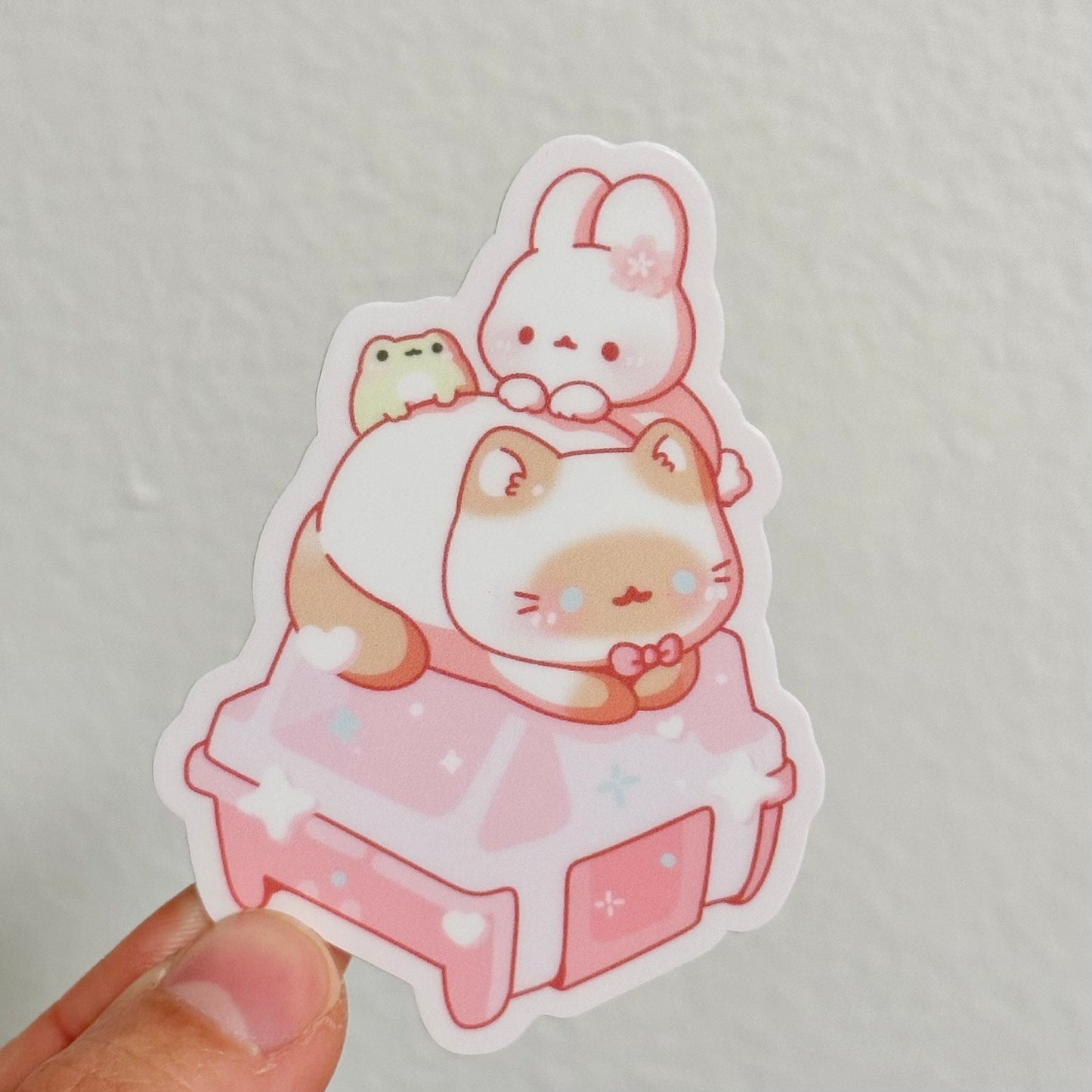 miso, coco, hani vinyl sticker